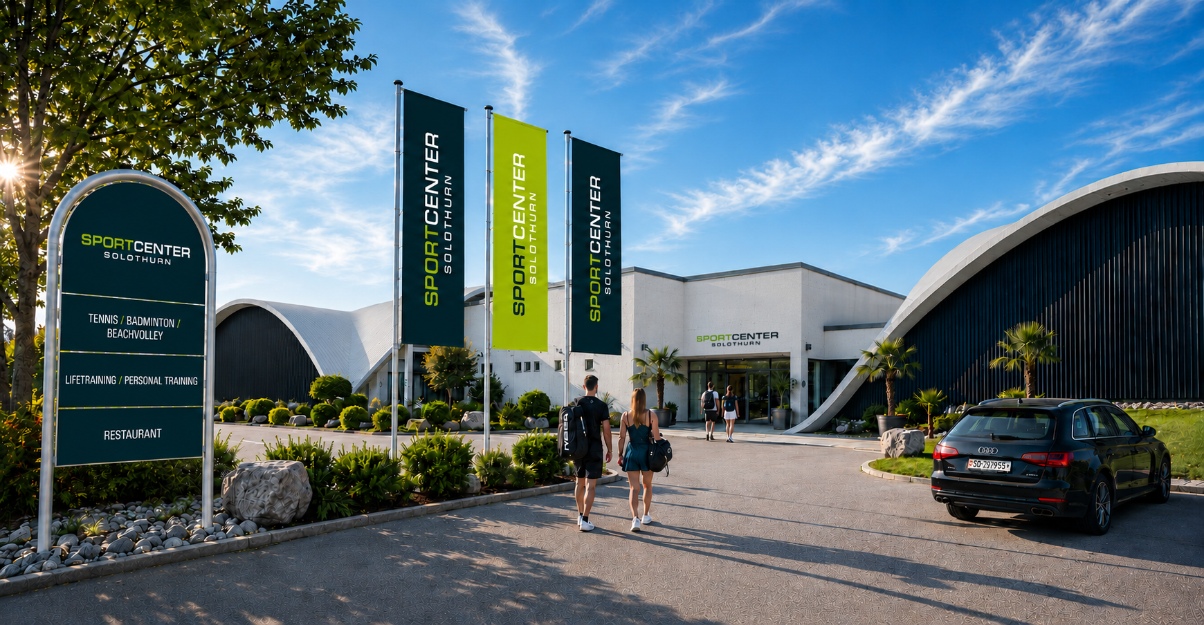 Sportcenter Solothurn – Sportanlage mit Tennis, Badminton und Beachvolley